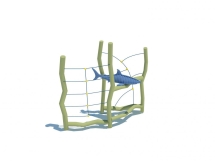 ДП 5.02 Элемент из 4 столбов и 2 сеток в сборе 1200х1200х2500