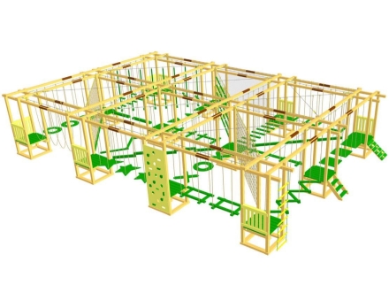 Детский веревочный парк 23 этапа, фото 3