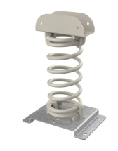 Качалка на пружине Construction machines Бульдозер с прицепом для детской площадки - Плоское крепление