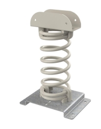 Качалка на пружине Construction machines Бульдозер с прицепом для детской площадки - Плоское крепление, фото 2