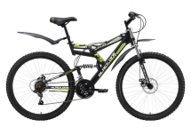 Велосипед Black One Hooligan Fs Disc черно-зеленый 17" Велосипед Black One Hooligan Fs Disc черно-зеленый 17"