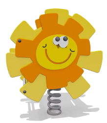 Качалка Солнышко ВСТ 3252 на 1 пружине для детской площадки