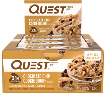 Батончик Quest Nutrition Quest Protein Bar Chocolate Chip Cookie Dough (Печенье с кусочками шоколада),12 шт