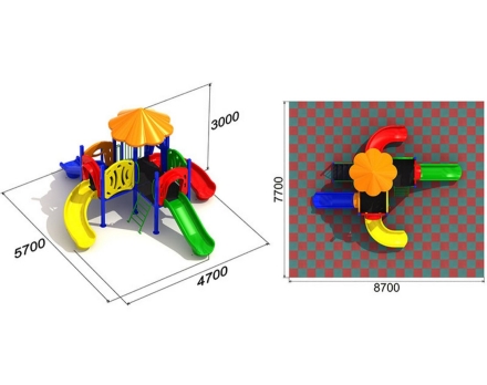 Детская площадка Мотылек 4.3, фото 2