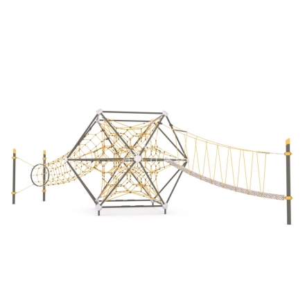 Пространственная канатная конструкция с полусферами AT-12.04, фото 3