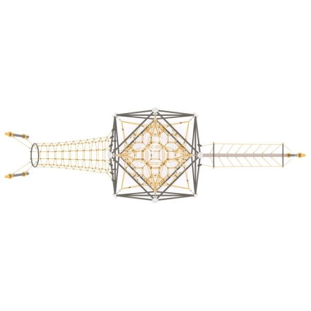 Пространственная канатная конструкция с полусферами AT-12.04, фото 2