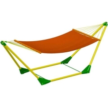 Гамак для дачи с каркасом LECO-IT до 120 кг