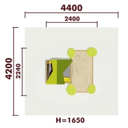 Песочный дворик 05201 для детской площадки, фото 4