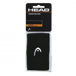 Напульсники HEAD 5&quot; (ЧЕРНЫЕ), арт.285070-BK, ширина 12,7 см, 90% нейлон,10% эластан, пара, черный