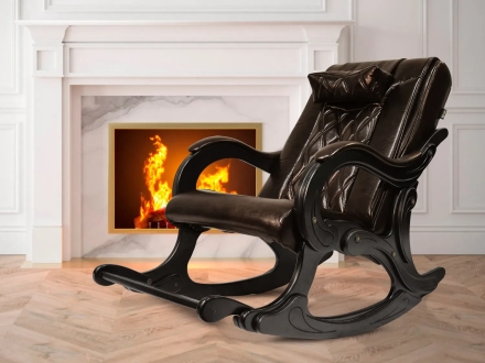 Массажное кресло качалка EGO EXOTICA EG2002 Шоколад (Арпатек), фото 5