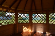 Беседка из бревен №17 - 5х4м Под ключ