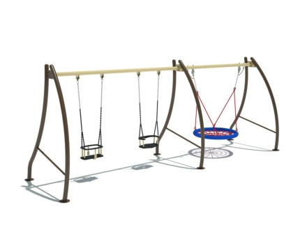 Качели для детской площадки Гнездо Емеля, фото 1