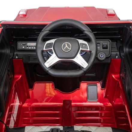 Электромобиль Mercedes-Benz Maybach Small G650S красный, фото 9