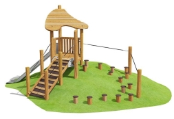 Игровой комплекс Эко VST 0044 для детской площадки, фото 1 Игровой комплекс Эко VST 0044 для детской площадки, фото 1