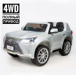 Электромобиль Lexus LX 570 4WD серебро, фото 1