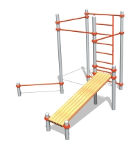 Воркаут-комплекс ВА106 для спортивных площадок