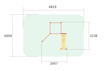 Воркаут-комплекс ВА106 для спортивных площадок