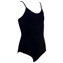 Купальник гимнастический на бретелях, хлопок черный 110 х/б (30, 32, 34) Купальник гимнастический на бретелях, хлопок черный 110 х/б (30, 32, 34)