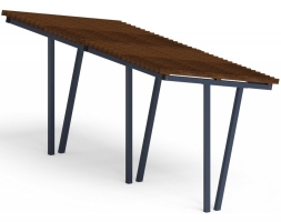 Пергола Тенёк без поликарбоната, фото 3