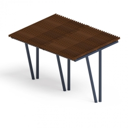 Пергола Тенёк без поликарбоната, фото 4