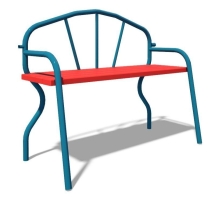 Скамейка(диаметр трубы 60.3) S708 Скамейка(диаметр трубы 60.3) S708