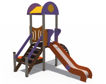 Детский игровой комплекс Солнышко Лето с песочницей ДИО 03022, фото 1