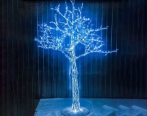Световая фигура Дерево из алюминия t003