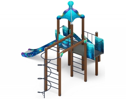 Детская игровая площадка Морской ДИК 2.17.01-01 H=1500, фото 3