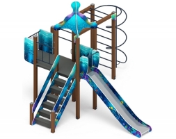 Детская игровая площадка Морской ДИК 2.17.01-01 H=1500, фото 2