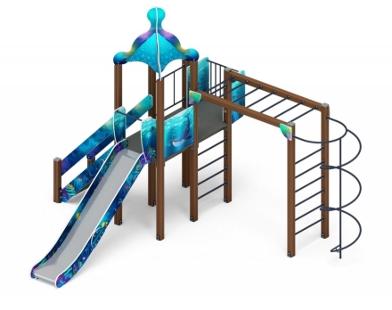 Детская игровая площадка Морской ДИК 2.17.01-01 H=1500, фото 1