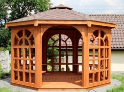 Восьмигранная беседка Витражная, фото 1