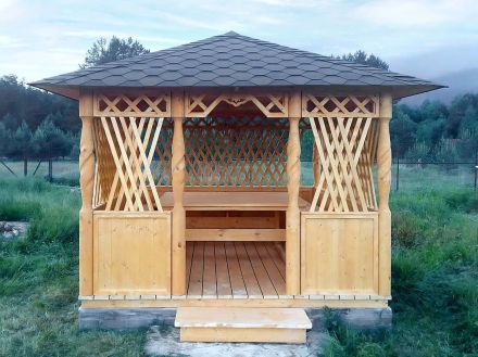 Квадратная беседка КЛАССИКА, фото 4