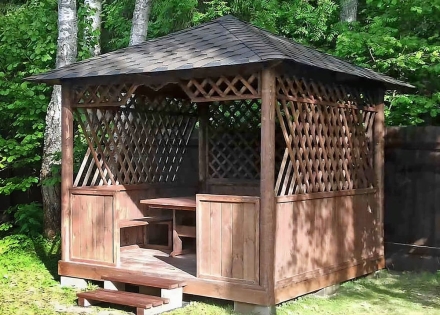 Квадратная беседка КЛАССИКА, фото 6