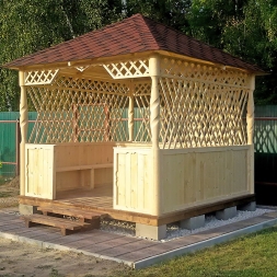 Квадратная беседка КЛАССИКА, фото 2