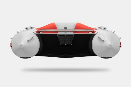 GLADIATOR B 370 LIGHT B Красно-белый моторная лодка ПВХ Фанерный пайол, фото 5