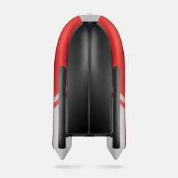 GLADIATOR B 370 LIGHT B Красно-белый моторная лодка ПВХ Фанерный пайол, фото 3