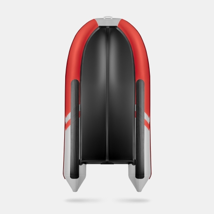 GLADIATOR B 370 LIGHT B Красно-белый моторная лодка ПВХ Фанерный пайол, фото 3