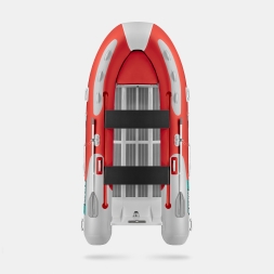 Gladiator RIB 420 AL Красно-белый моторная лодка ПВХ Жесткое дно (морской алюминий), киль, фото 3 Gladiator RIB 420 AL Красно-белый моторная лодка ПВХ Жесткое дно (морской алюминий), киль, фото 3