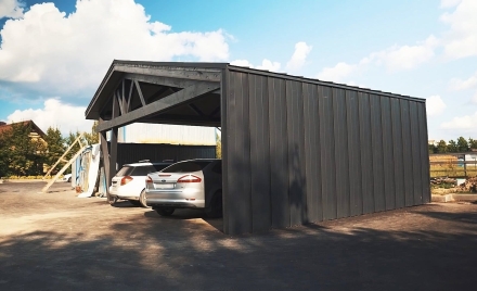 Навес для автомобилей ЭЛИТНЫЙ Премиум комплектация, фото 2