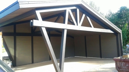 Навес для автомобилей ЭЛИТНЫЙ Премиум комплектация, фото 8