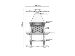 Печь Аристократ 702 Прямоугольный кирпич красный с коричневым, фото 6
