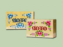 Русское Лото "Роспись" в деревянном боксе Русское Лото "Роспись" в деревянном боксе