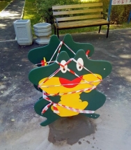 Качалка на пружине Лягушонок CКИ 130 для детской площадки