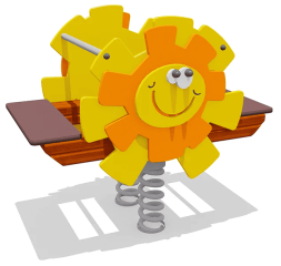 Качалка-балансир Солнышко ВСТ 3243 2-х местный для детской площадки