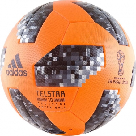 Мяч футбольный профессиональный &quot;ADIDAS Telstar Winter OMB&quot;, размер 5, &quot;зимний&quot; вариант , фото 1