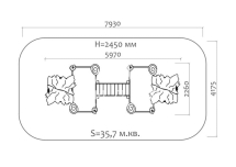 Песочный дворик Джунгли 05200.21 для детской площадки Песочный дворик Джунгли 05200.21 для детской площадки