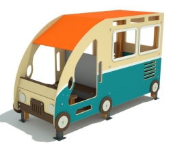 Игровой комплекс ДГ Автобус от 2 лет для детской площадки Игровой комплекс ДГ Автобус от 2 лет для детской площадки