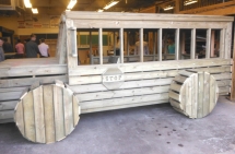 Игровой комплекс TORUDA WOOD Школьный автобус