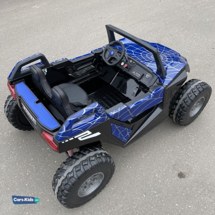 Электромобиль Buggy A707AA 4WD 24V синий спайдер, фото 14