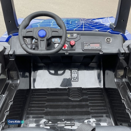 Электромобиль Buggy A707AA 4WD 24V синий спайдер, фото 10